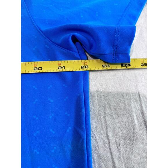 Nike Golf Dri Fit Polo Shirt Mens L Standard Fit Short Sleeve Blue Flake - Picture 4 of 6